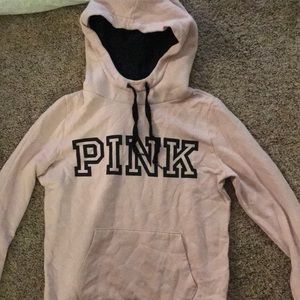 Pink Victoria Secret Pink Sherpa lined hoodie